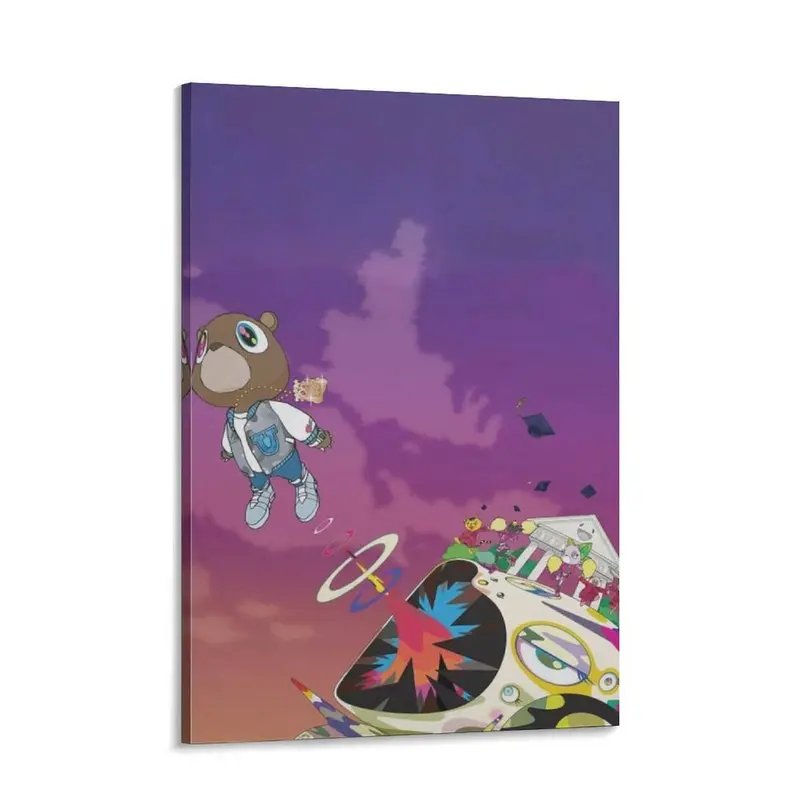 Graduation Album Cover Canvas Rapper Graduation Album Print Album Cover Poster Rapper Decor Music Poster Framed Wall Art