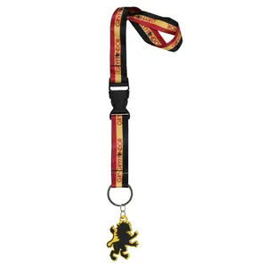 Harry Potter Gryffindor Hogwarts Wristlet Keychain Breakaway Lanyard Wrist Strap for Keys, ID Badge, Wallet, Cell Phone