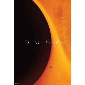 Dopamine decorDune Movie Poster One Sheet Logo Planet Arrakis Official Merchandise 2021 Movie Merch Denis Villeneuve Film Frank Herbert Book Series It Begins Cool Wall Art Print Poster 24x36 Ornaments Room