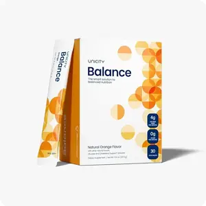 Dietary Balance Fiber Supplement Drink Mix - Pre-Meal Soluble Fiber Formula for Healthy Glucose Support, Fullness - Natural Orange Flavor, 30 Single-Serve Stick Packs