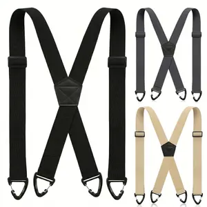 X-Back Hidden Suspenders – 1.5" Heavy Duty Work Suspenders for Men & Women, Under-Clothing Comfort, No-Slip Adjustable Straps