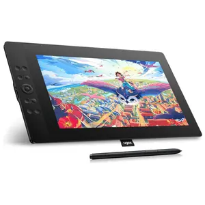 UGEE UE16 15.4" Drawing Display Tablet - Full-Laminated Screen, 143% sRGB Color Gamut, 16K Level Pressure Sensitivity, Battery-Free Stylus & 8+1 Hot Keys | Compatible with Windows, Mac, Android & PC, Digital Drawing Pad, Graphics Drawing Tablet tiktokshop