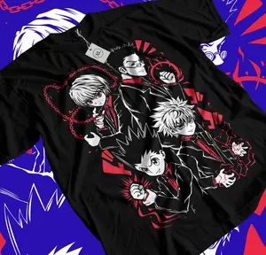 Hunter X Hunter T-Shirt Gon Killua Anime Manga Unisex Tshirt T-Shirt All Size color