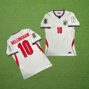 2026 World Cup England Home Jersey - Short Sleeve, Custom No. 10 / Sizes S–XXL