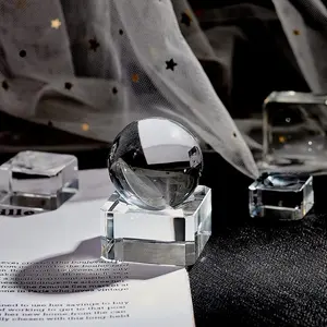 New style4 Sizes Square Clear Ball Stand Glass Ball Display Stand Ball Base Heavy Duty Glass Ball Stands Glass Sphere