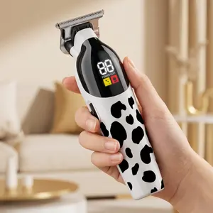 Pet Electric Grooming Trimmer with LED Display, Low Noise Design for Dogs & Cats, Professional Pet Hair Clipper, High Aesthetic Classic Style