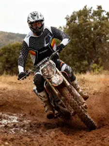 Ventilated Long Sleeve Jersey for Off-Road Motorcycles, Quick Dry and Breathable MTB Downhill Riding Suit, KTM Motorcycle Gear, Cyclist Jersey