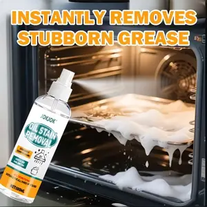 Kitchen Grease Remover Spray, Powerful Degreaser for Metal & Plastic Surfaces, Odorless Formula, No Residue, Easy to Use, Jokjok Brand