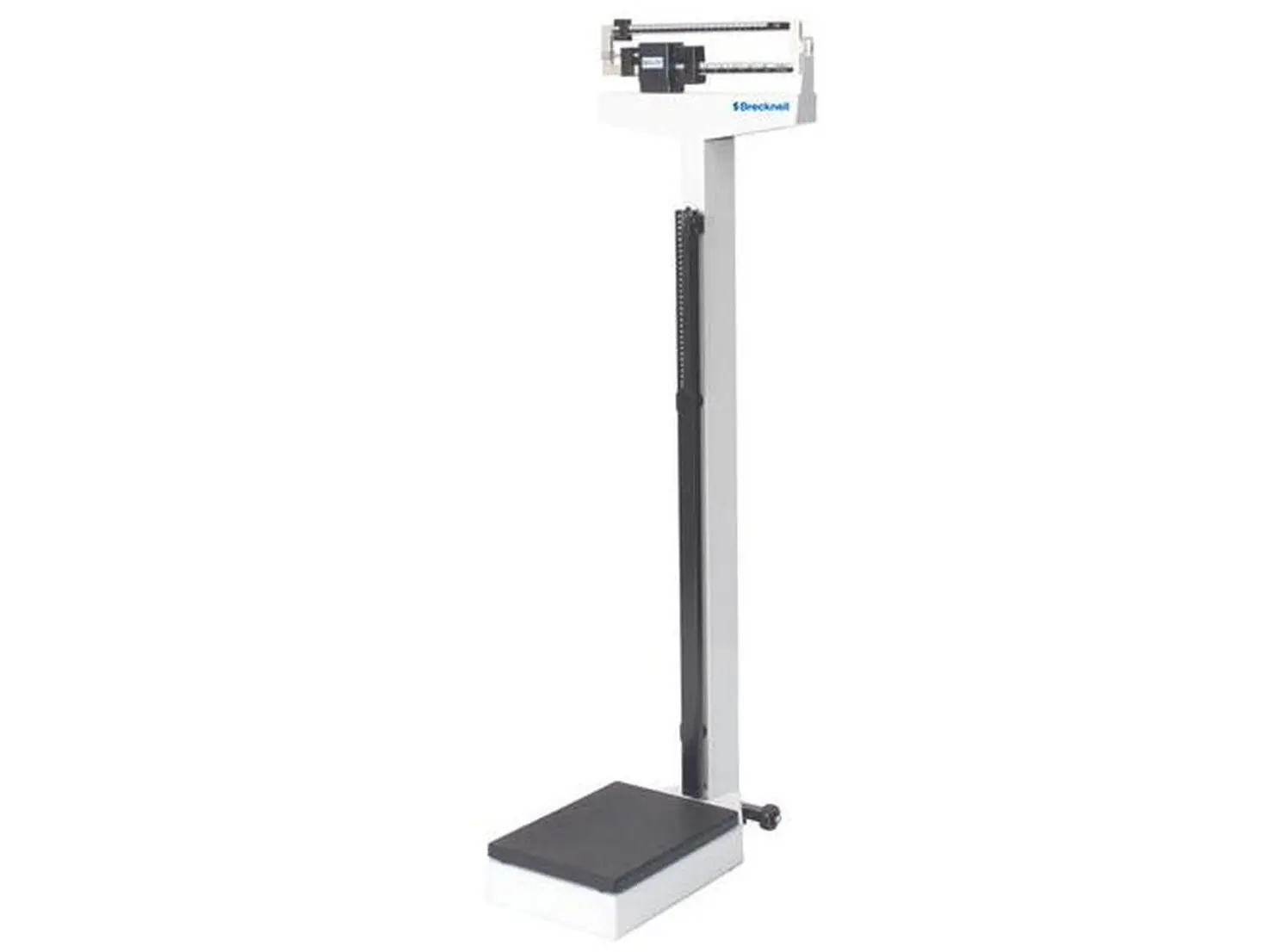 Physician Beam Industrial Scale with Steel Frame & Roller Wheels, 440 lb x 4 oz Capacity, 14.75" x 10.8" Inch/CM Size, Accurate Weight Measurements, Dual Marked in kg/lb, Durable Construction, Some Assembly Required