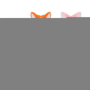 Animal Furry Fursuit Head Mask Plush Cat Fox Mask Costume Props for Halloween Cosplay Party