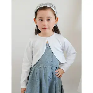 [Girl's Knit Cardigan] Medium-Large Size Open Front Knit Cardigan Sweater| Girl's Short Cardigan Shawl Coat