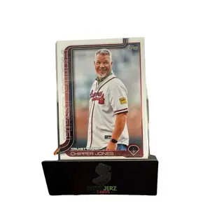 2025 Topps Series 1 - First Pitch - FO-7 Chipper Jones Sports Trading Cards