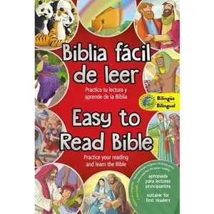 USED Book - Easy to Read Bible (Bilingual) / La Biblia Fácil de Leer (Bilingüe): Practice Your Reading and Learn the Bible by Vium-Olesen, Jacob (Hardcover) - Spanish