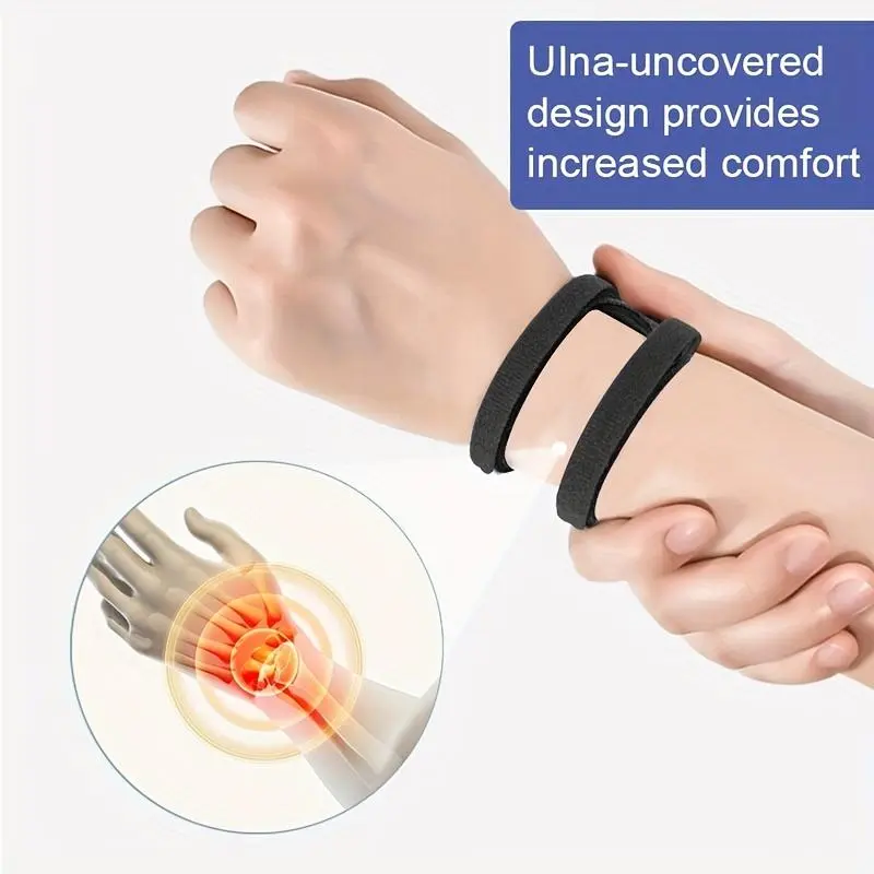 3-Piece Adjustable Elastic Wrist Wraps for Men & Women, Comfortable Polyester Athletic Strap for Gym & Carpal Tunnel Support, 3Pcs, Elastic Strap, Outdoors, All Seasons, Breathable Sports Wristbands, Adjustable Snug Fit, Helps Relieve Wrist Pain During Ta