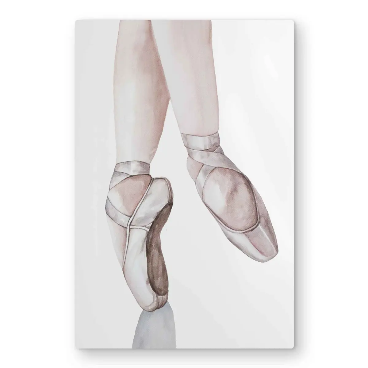 Begin Home Decor C1MP2030GV2LJO 20 x 30 in. Ballerina Feet - Sports & Games Metal Print Wall Art for Bedroom, Gift, Artwork, Artistic, Decoration