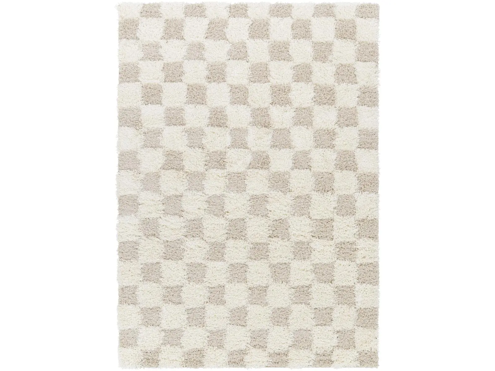 Livabliss Fluffy Shaggy Machine-Woven Rectangle Area Rug - USG2350-710102 Modern Shag, 7ft10in x 10ft2in, Cream & Light Beige, Scandinavian Style, Polypropylene Plush Pile, Indoor Use Fluffy Shaggy Rugs, Area Rug Cleaning