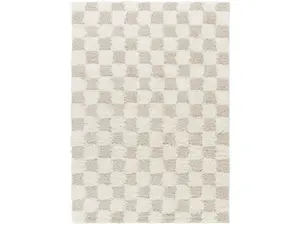 Livabliss USG2350-710102 7 ft. 10 in. x 10 ft. 2 in. Urban Shag USG-2350 Modern Machine Woven Rectangle Area Rug, Cream & Light Beige