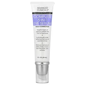 Advanced Clinicals Complete 5-In-1 Eye Serum, 2 fl oz (59 ml)