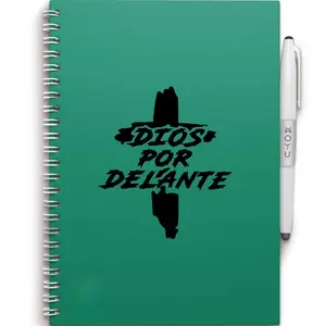 Dios Por Delante Faith Sticker, Christian Spanish Script Decal, Religious Vinyl for Laptop Car Window Water Bottle Gift for Believers