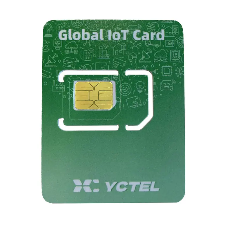 YCTEL GREEN 1.0 Budget Compact Mobile SIM Card - 1-Year Usage, 800000 Monthly Clicks, Coverage for USA, Major Mexico & Canada Cities, Wireless SIM Cards & Accessories - ATT and T-Mobile ONLY - ONE TIME USE ANNUAL CARD