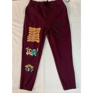 Neff Burgundy Mushroom Sweatpants