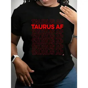 Taurus AF T-Shirt for Women Men Cotton Clothing