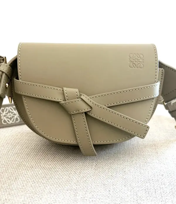 Pre-owned Loewe Calf Skin Crossbody Bags Mini Gate (Newer Model)