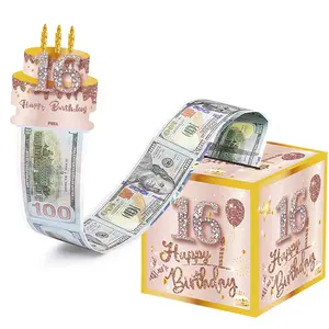 Surprise Party Theme Decoration Cash Pull Money Box, Festival Party Venue Atmosphere Decor, Fun Props for Celebrations, Festival Party Supplies