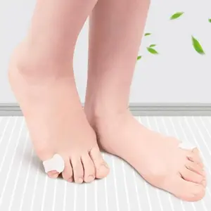 Silicone Toe Separator Corrector Pair, Adjustable Toe Spreader for Foot Pain Relief, Multiple Colors Available, Comfortable Fit
