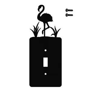 Flamingo Light Switch - Power Outlet Wall Plate Cover