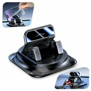 360 Degree Rotation Car Phone Holder, In-Car Navigation & Daily Driving, Universal Dashboard Phone Stand, Ultra-Stable Support Horizontal Vertical View Hands-Free Accessory Smartphone Mount