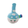 Snugarooz Bong-Arooz Cute Cartoon Clouds Dog Plush Toy - Recycled-Toy, 5"x4"x7", Universal Toss & Chew Design, Chew-Ready Tail, Internal Squeaker, Endless Entertainment Pet Supply Accessory