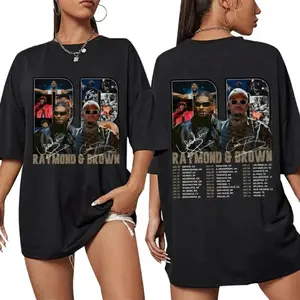 Brown and Usher Tour Shirts, Concert Shirts, Unisex Shirt, R&B Music Merch, Vintage Graphic Tee, Hoodie Sweatshirt, Streetwear Style, Gift for Fans, Urban Hip Hop Aesthetic Apparel 2026