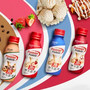 Premier Protein Shake, Café Latte, 30g Protein, 1g Sugar, 24 Vitamins & Minerals, Nutrients to Support Immune Health 11.5 fl oz, 12 Pack protein shakes