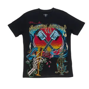 Hammer Tee - Graphic Printed Short Sleeve Crew Neck Tshirt for Men, 100% Cotton, Y2K Style, Summer Casual Top, Streetwear, Round Neck, Premium Quality