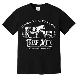 180g[100%cotton]Mama's Dairy Farm Friendly T-Shirt for Nursing or Pumping, Acid Wash Nursing Friendly Tee, Breastfeeding Clothing Gift, Mother Day 2026 Shirt
