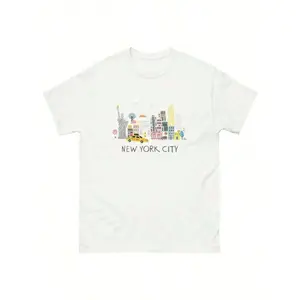100 Percent Cotton Humorous T Shirt Featuring New York City Design Perfect for New York Enthusiasts Ideal for Summer