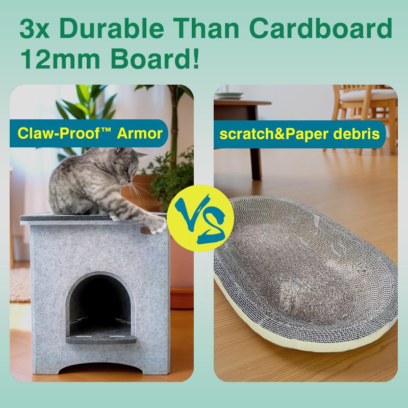 Triangular Flower Pet Nest – Compact Hideaway for Small Indoor Cats! Scratch - Resistant & Easy to Assemble apartment cat