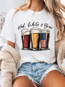 Red White And Brew Graphic