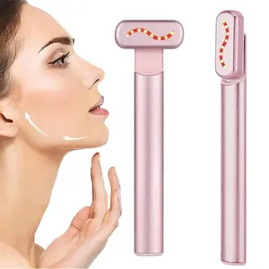 4-in-1 Skincare Tool，Eye Massage Wand, Face Eye Rechargeable Massage Stick Eye Beauty Device,Face & Neck Care Tool，Portable home and travel skincare tools，holiday gift，for Girls and Ladies