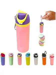 Mini Bottle Lipstick Storage Keychain for Women |   Cute Portable Makeup Holder Charm |   Trendy Everyday Accessory |   Perfect Gift for Her