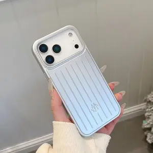 New Simple Pure Color Aluminum Phone Case, Metal Hard Shell Anti-Drop, Waterproof and Dirt-Resistant, iPhone 17 16 15 14 13 12 11 Pro Max