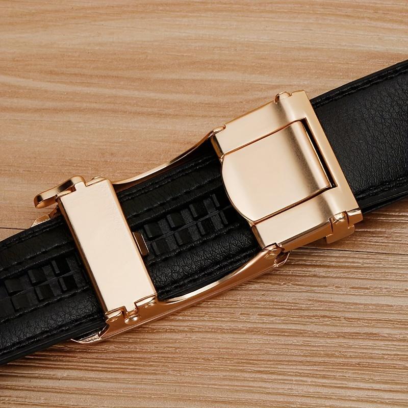 Golden Automatic Buckle Belt Men and Women Universal Fashion Casual Belts Red Blue Green Black White Cinturon Female Waistband Golden Automatic Buckle Belt Men and Women Universal Fashion Casual Belts Red Blue Green Black White Cinturon Female Waistband