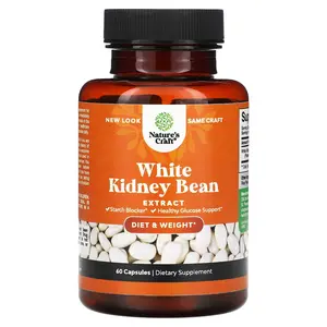Nature's Craft White Kidney Bean Extract, 60 Capsules (600 mg per Capsule)