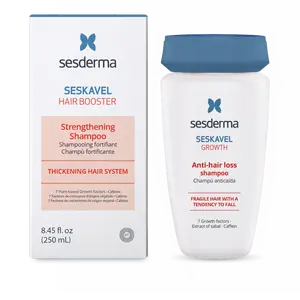 Sesderma SESKAVEL HAIR BOOSTER Strengthening Shampoo & Conditioner 8.45 fl. Oz Haircare System for Anti-Hair Loss & Growth