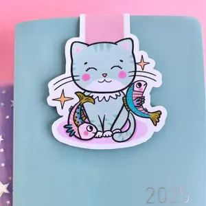 Kitty magnetic bookmark