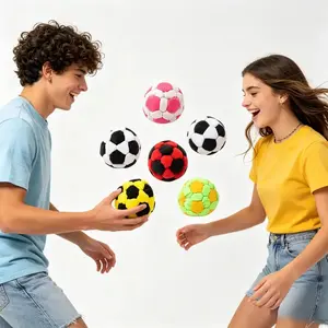2026 Soccer Season Soft Fun Hacky Sack, Mini Football Shaped Portable Educational Juggling Toy for Kids Adults Indoor Outdoor Party