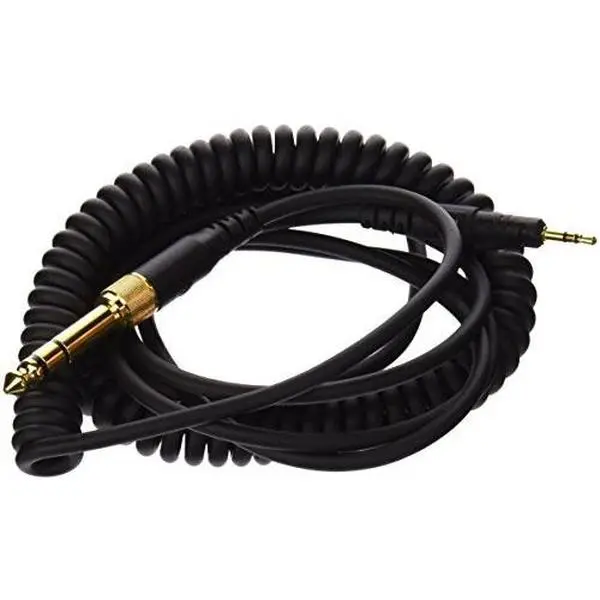 Audio-Technica HP-CC Replacement Coiled Cable for M Series Headphones,Black (Open Box)