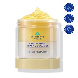 15-Day Fast-Acting Anti Cellulite  Sculpting & Tightening  Burn Gold Massage Cream |  Cryo Thermo Firming Gold Gel for Belly Thigh But & Arm| WELLENESS，Refreshing Formula | Unisex Body Contouring Treatment for Men & Women |200 G
