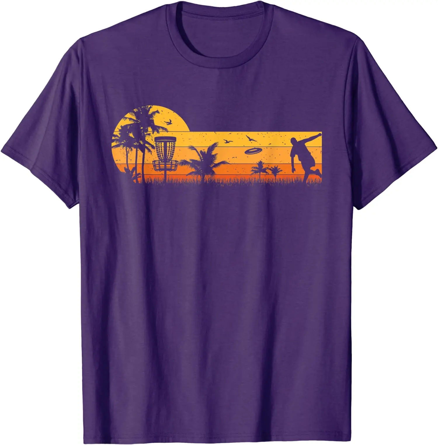 Retro Vintage Frisbee Golf Player Design Disc Golf Unisex T-Shirt